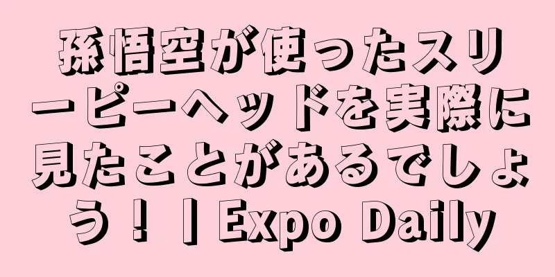 孫悟空が使ったスリーピーヘッドを実際に見たことがあるでしょう！丨Expo Daily