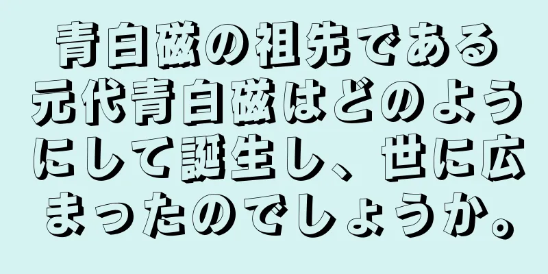 青白磁の祖先である元代青白磁はどのようにして誕生し、世に広まったのでしょうか。