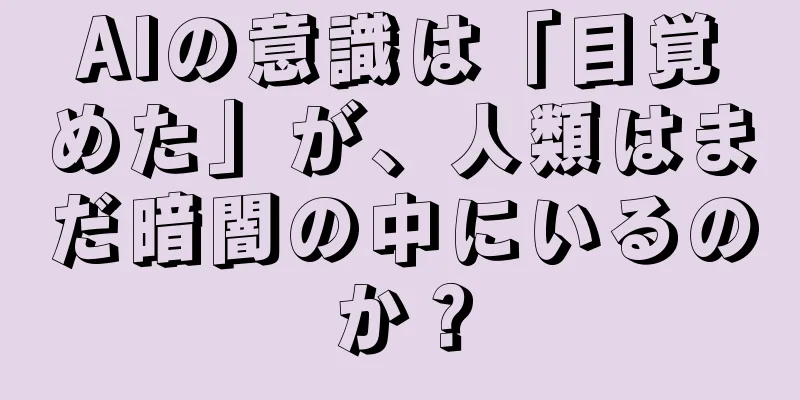 AIの意識は「目覚めた」が、人類はまだ暗闇の中にいるのか？