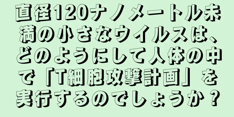 直径120ナノメートル未満の小さなウイルスは、どのようにして人体の中で「T細胞攻撃計画」を実行するのでしょうか？