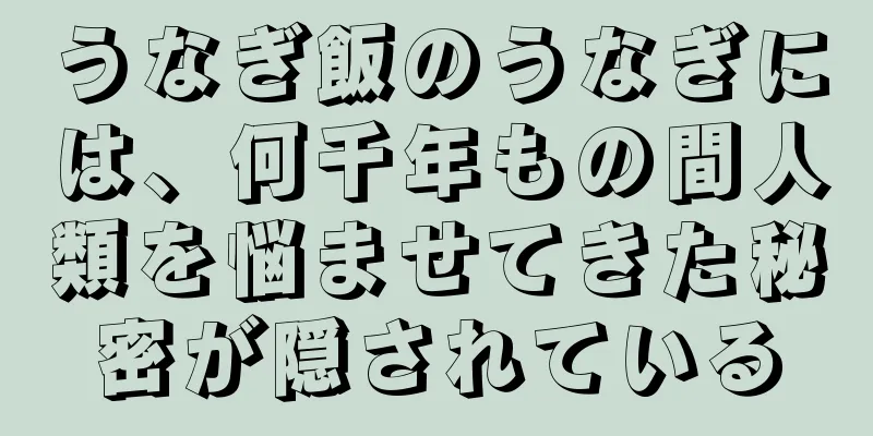 うなぎ飯のうなぎには、何千年もの間人類を悩ませてきた秘密が隠されている