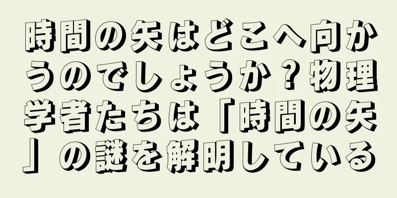 時間の矢はどこへ向かうのでしょうか？物理学者たちは「時間の矢」の謎を解明している