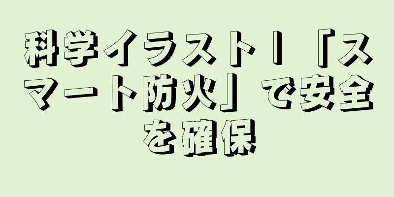 科学イラスト | 「スマート防火」で安全を確保