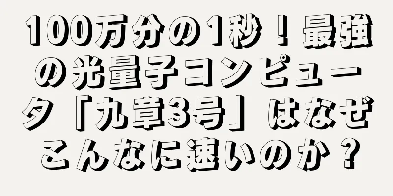 100万分の1秒！最強の光量子コンピュータ「九章3号」はなぜこんなに速いのか？