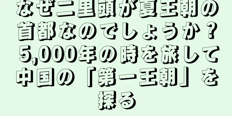 なぜ二里頭が夏王朝の首都なのでしょうか？ 5,000年の時を旅して中国の「第一王朝」を探る