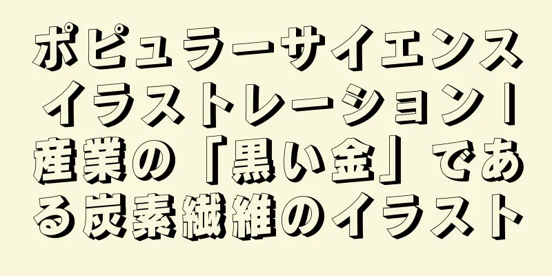 ポピュラーサイエンスイラストレーション |産業の「黒い金」である炭素繊維のイラスト