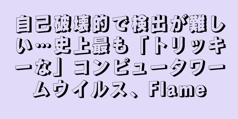 自己破壊的で検出が難しい…史上最も「トリッキーな」コンピュータワームウイルス、Flame