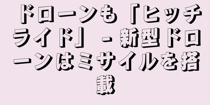 ドローンも「ヒッチライド」 - 新型ドローンはミサイルを搭載