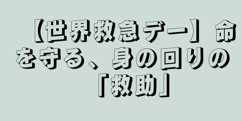 【世界救急デー】命を守る、身の回りの「救助」