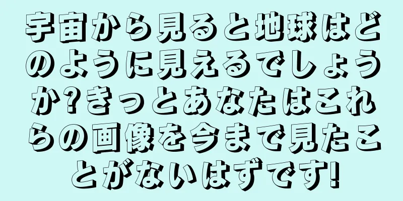 宇宙から見ると地球はどのように見えるでしょうか?きっとあなたはこれらの画像を今まで見たことがないはずです!