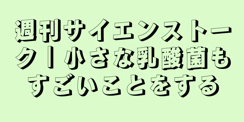週刊サイエンストーク｜小さな乳酸菌もすごいことをする