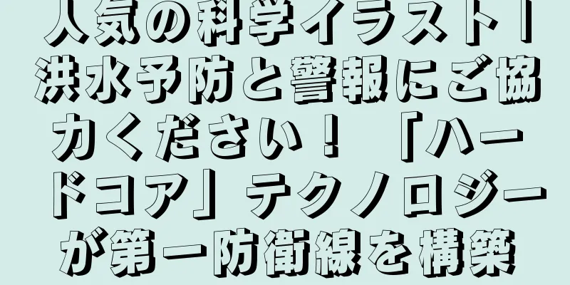 人気の科学イラスト |洪水予防と警報にご協力ください！ 「ハードコア」テクノロジーが第一防衛線を構築