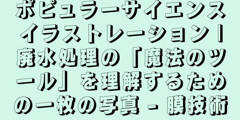 ポピュラーサイエンスイラストレーション |廃水処理の「魔法のツール」を理解するための一枚の写真 - 膜技術