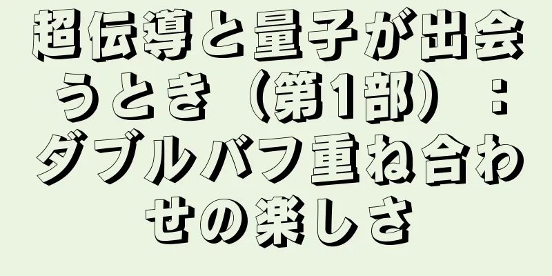 超伝導と量子が出会うとき（第1部）：ダブルバフ重ね合わせの楽しさ