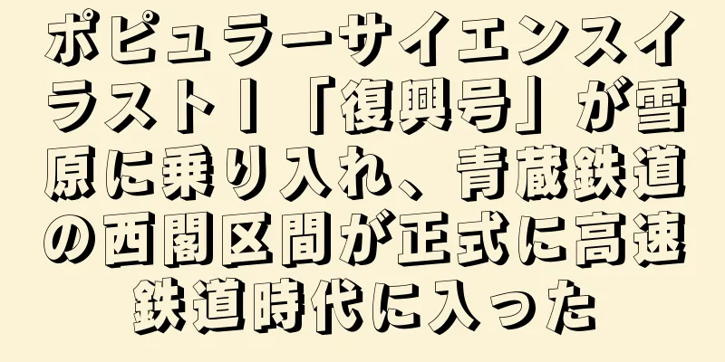 ポピュラーサイエンスイラスト丨「復興号」が雪原に乗り入れ、青蔵鉄道の西閣区間が正式に高速鉄道時代に入った