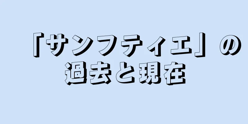 「サンフティエ」の過去と現在