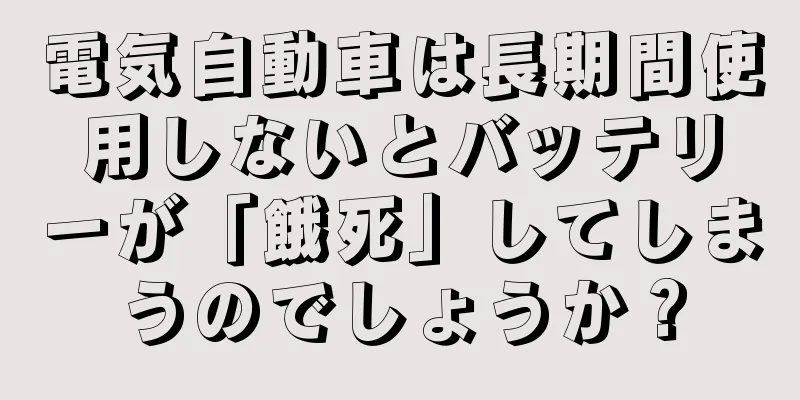電気自動車は長期間使用しないとバッテリーが「餓死」してしまうのでしょうか？