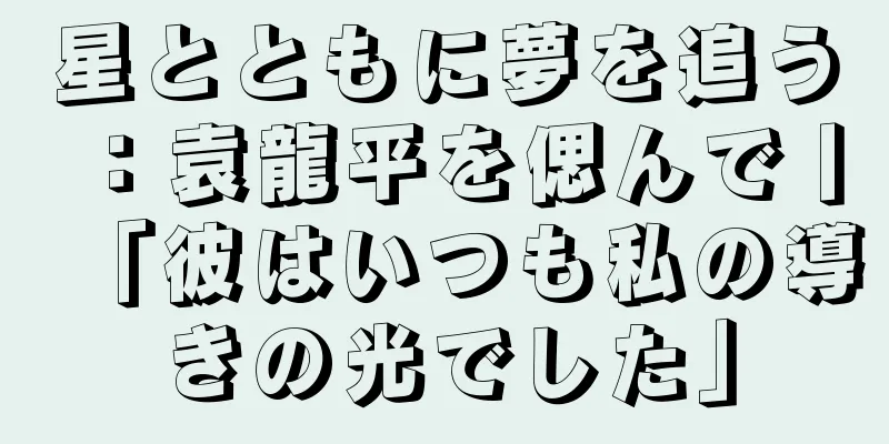 星とともに夢を追う：袁龍平を偲んで丨「彼はいつも私の導きの光でした」