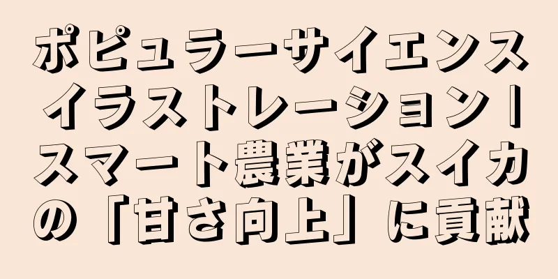 ポピュラーサイエンスイラストレーション |スマート農業がスイカの「甘さ向上」に貢献