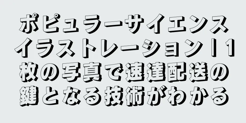 ポピュラーサイエンスイラストレーション | 1枚の写真で速達配送の鍵となる技術がわかる