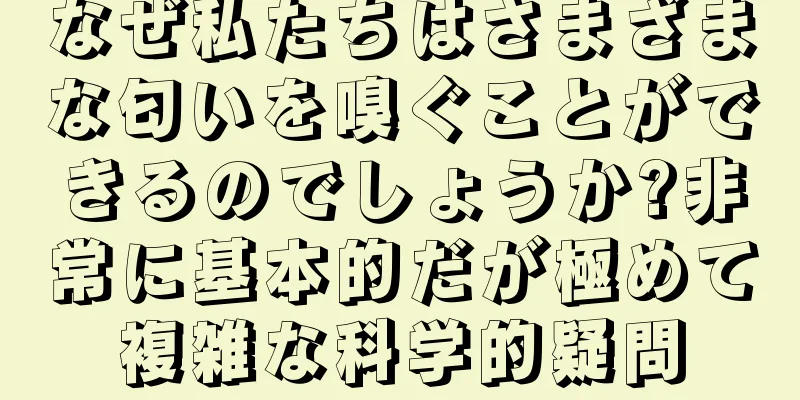なぜ私たちはさまざまな匂いを嗅ぐことができるのでしょうか?非常に基本的だが極めて複雑な科学的疑問