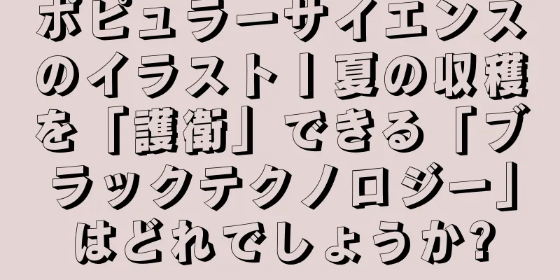 ポピュラーサイエンスのイラスト丨夏の収穫を「護衛」できる「ブラックテクノロジー」はどれでしょうか?