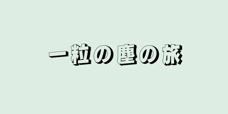 一粒の塵の旅