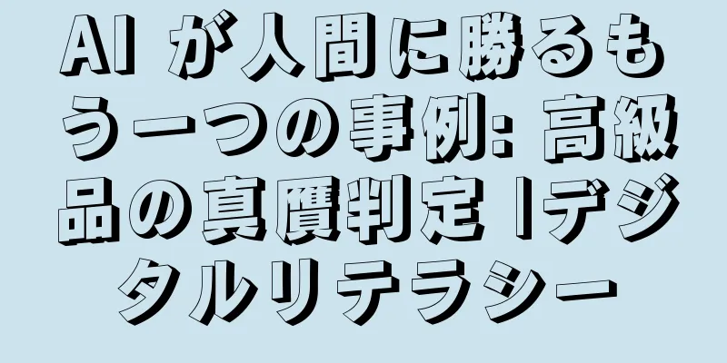AI が人間に勝るもう一つの事例: 高級品の真贋判定 |デジタルリテラシー