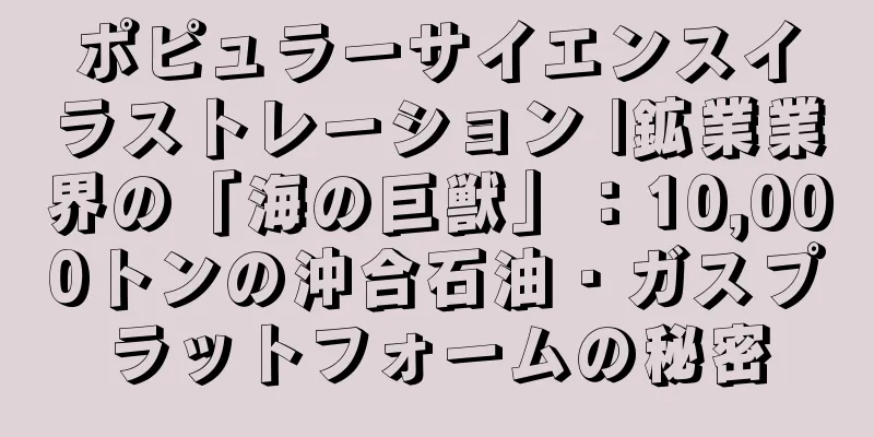 ポピュラーサイエンスイラストレーション |鉱業業界の「海の巨獣」：10,000トンの沖合石油・ガスプラットフォームの秘密