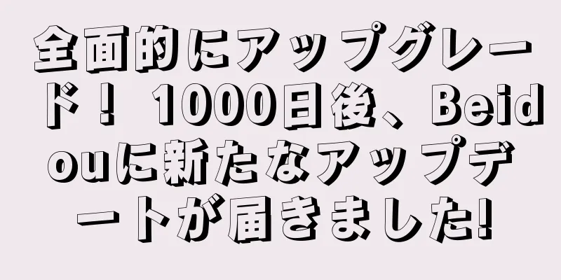 全面的にアップグレード！ 1000日後、Beidouに新たなアップデートが届きました!