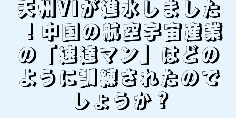 天州VIが進水しました！中国の航空宇宙産業の「速達マン」はどのように訓練されたのでしょうか？