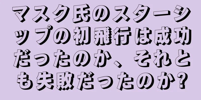 マスク氏のスターシップの初飛行は成功だったのか、それとも失敗だったのか?