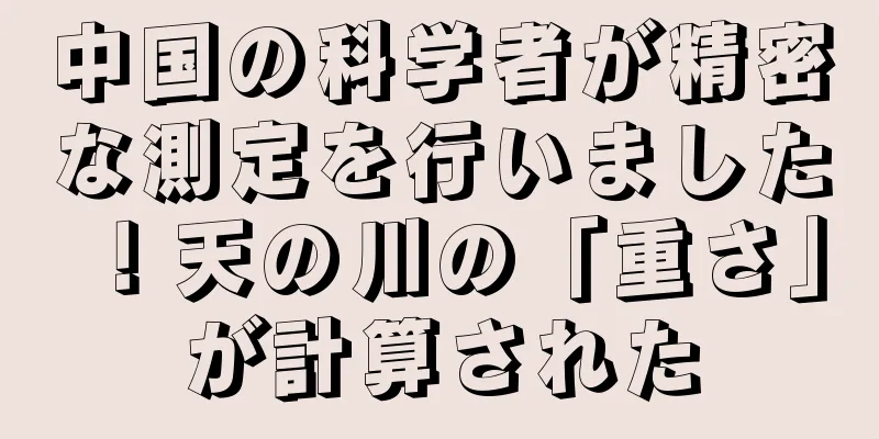 中国の科学者が精密な測定を行いました！天の川の「重さ」が計算された
