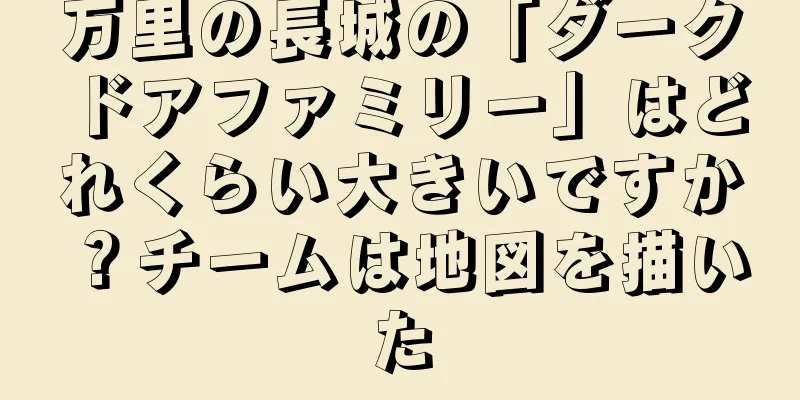 万里の長城の「ダークドアファミリー」はどれくらい大きいですか？チームは地図を描いた