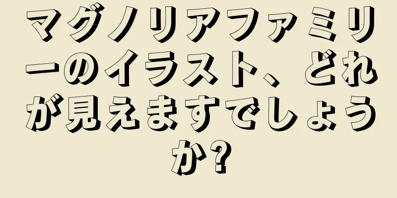 マグノリアファミリーのイラスト、どれが見えますでしょうか?