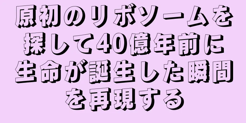原初のリボソームを探して40億年前に生命が誕生した瞬間を再現する