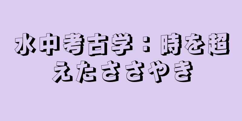 水中考古学：時を超えたささやき