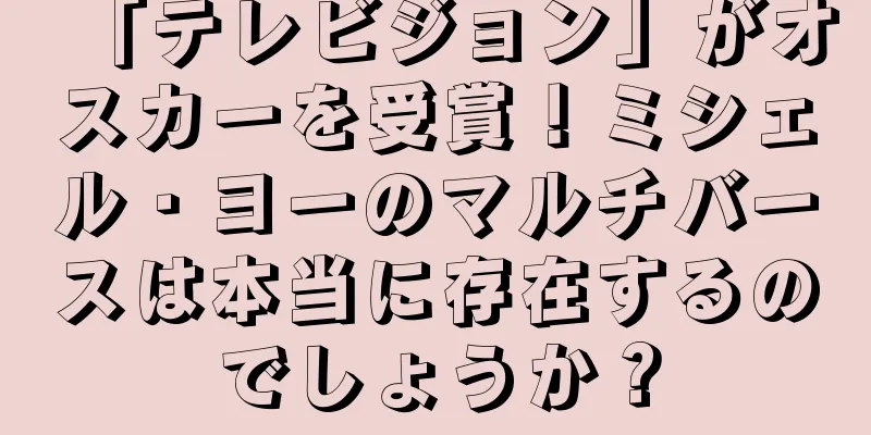 「テレビジョン」がオスカーを受賞！ミシェル・ヨーのマルチバースは本当に存在するのでしょうか？