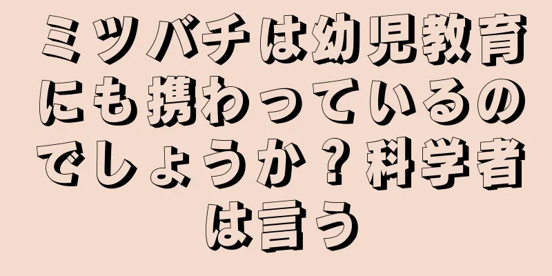 ミツバチは幼児教育にも携わっているのでしょうか？科学者は言う