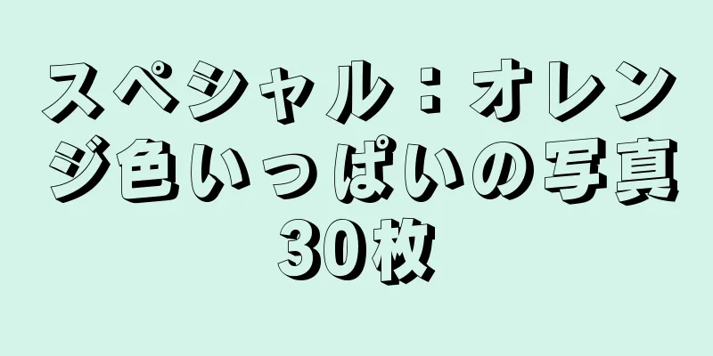 スペシャル：オレンジ色いっぱいの写真30枚