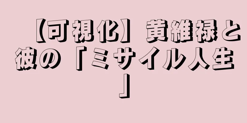 【可視化】黄維禄と彼の「ミサイル人生」