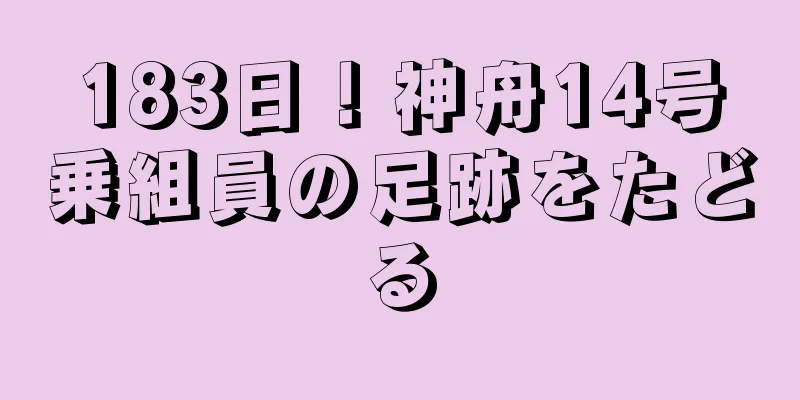 183日！神舟14号乗組員の足跡をたどる
