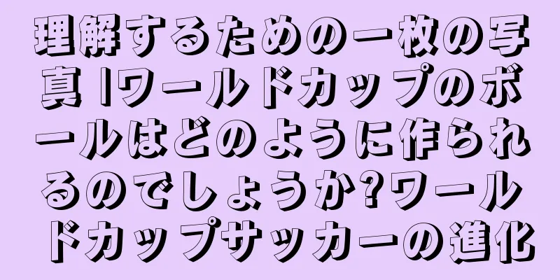 理解するための一枚の写真 |ワールドカップのボールはどのように作られるのでしょうか?ワールドカップサッカーの進化