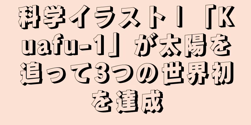 科学イラスト | 「Kuafu-1」が太陽を追って3つの世界初を達成