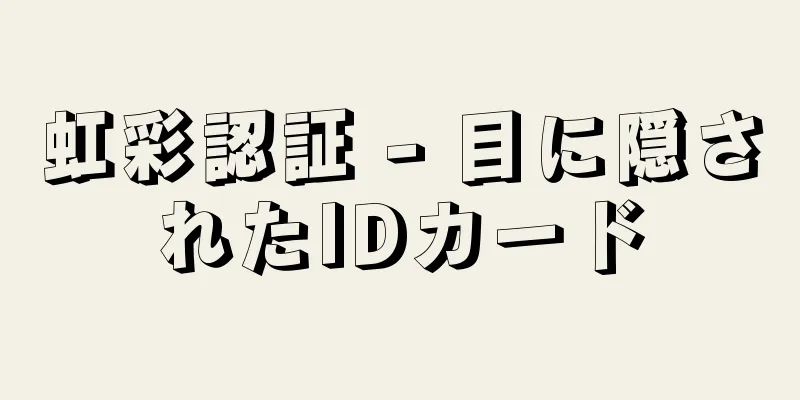 虹彩認証 - 目に隠されたIDカード