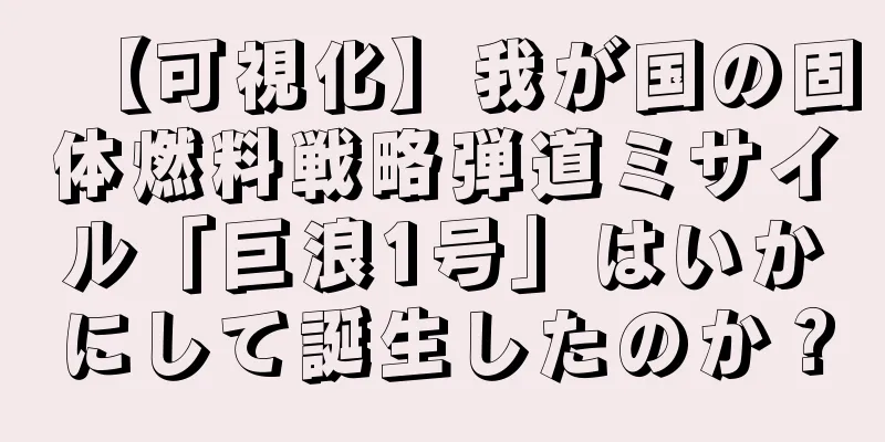【可視化】我が国の固体燃料戦略弾道ミサイル「巨浪1号」はいかにして誕生したのか？
