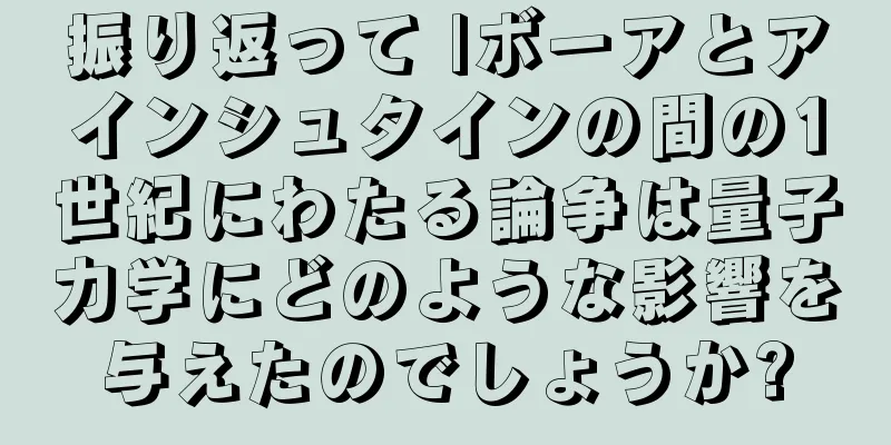 振り返って |ボーアとアインシュタインの間の1世紀にわたる論争は量子力学にどのような影響を与えたのでしょうか?