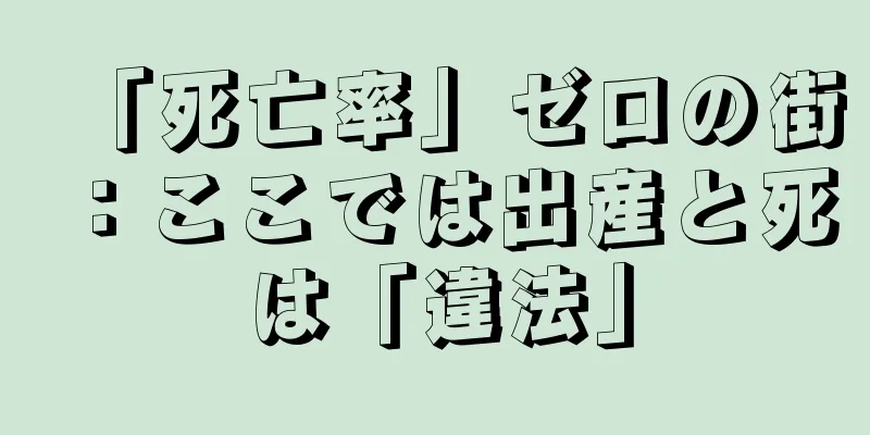 「死亡率」ゼロの街：ここでは出産と死は「違法」