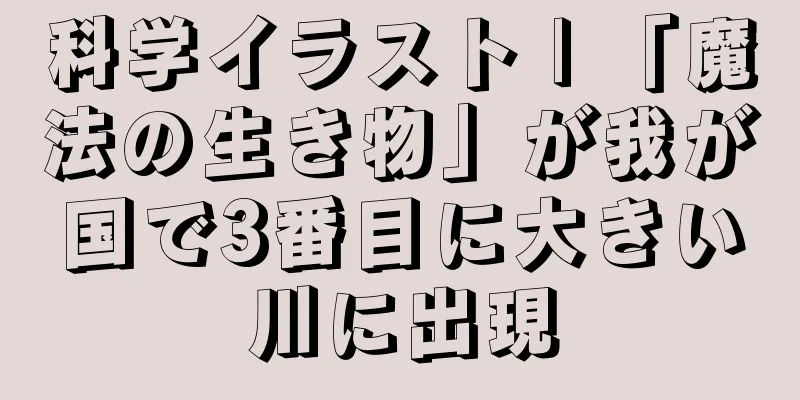 科学イラスト | 「魔法の生き物」が我が国で3番目に大きい川に出現