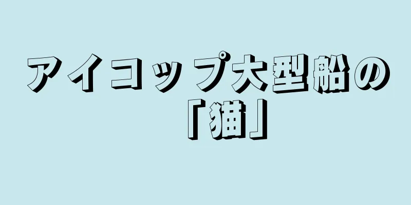 アイコップ大型船の「猫」